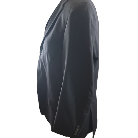 Hugo Boss Jacket Mens 36/S Black Wool Officewear Party Suit Coat - Picture 6 of 9